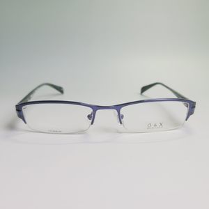 O&X New York OT-211U eyeglasses green blue full frame eyewear  52-19 135 C7